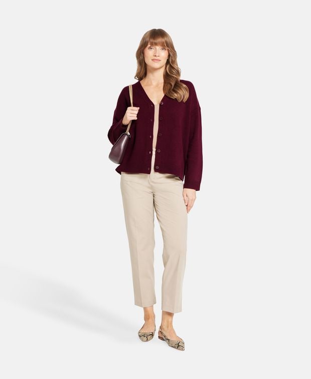 Kaschmir-Strickjacke