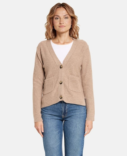 Woll-Strickjacke
