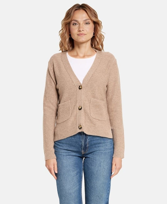 Woll-Strickjacke