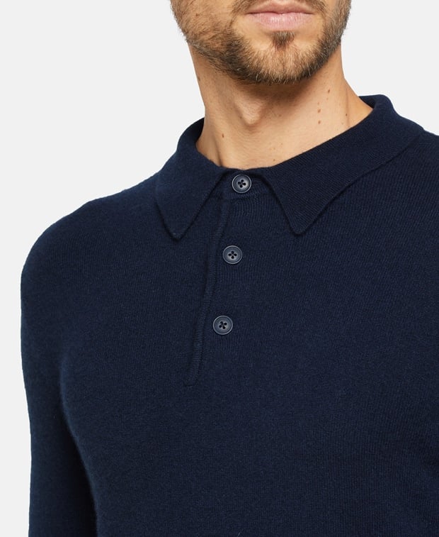 Kaschmir-Poloshirt