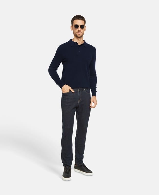 Kaschmir-Poloshirt