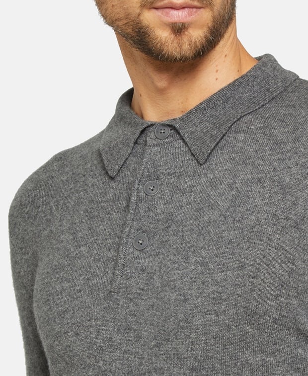 Kaschmir-Poloshirt