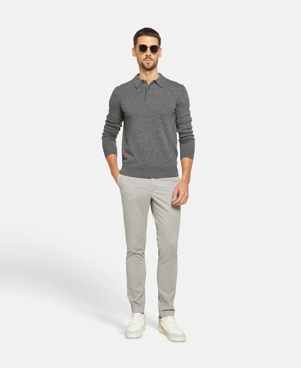 Kaschmir-Poloshirt