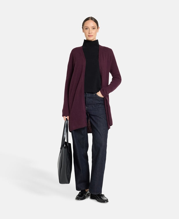 Kaschmir-Strickjacke