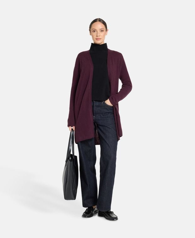 Kaschmir-Strickjacke