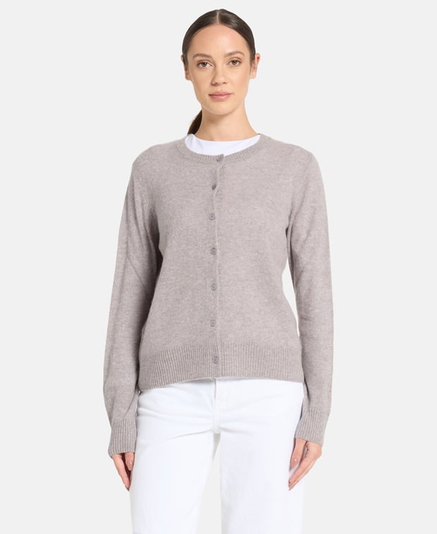 Kaschmir-Strickjacke