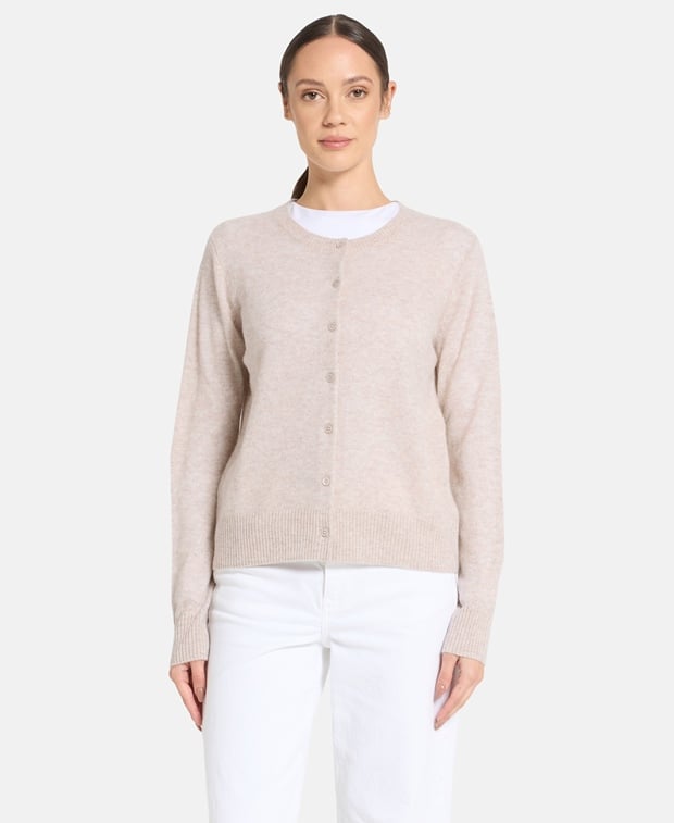 Kaschmir-Strickjacke