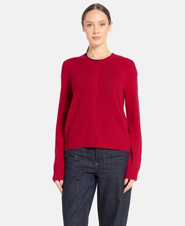 Kaschmir-Strickjacke