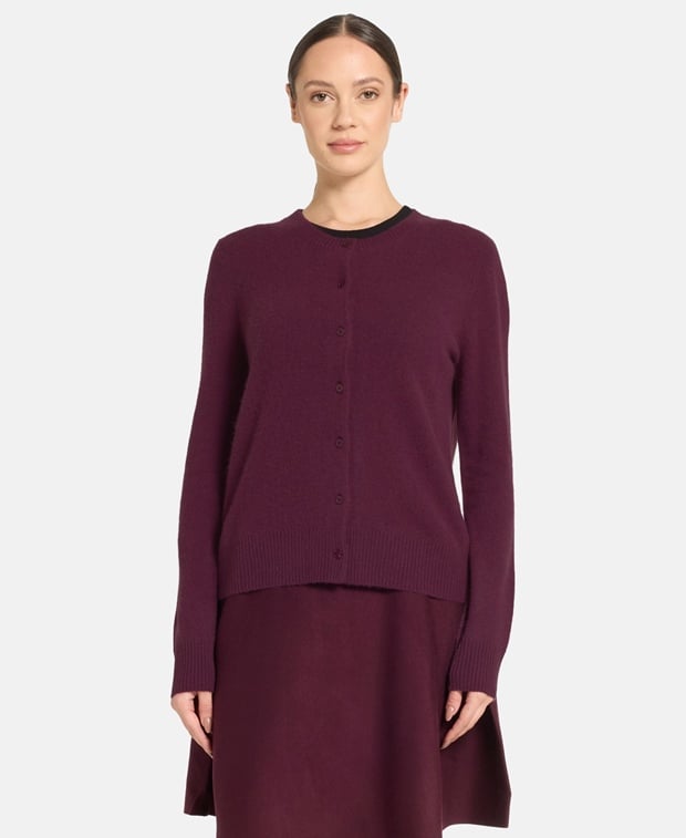 Kaschmir-Strickjacke