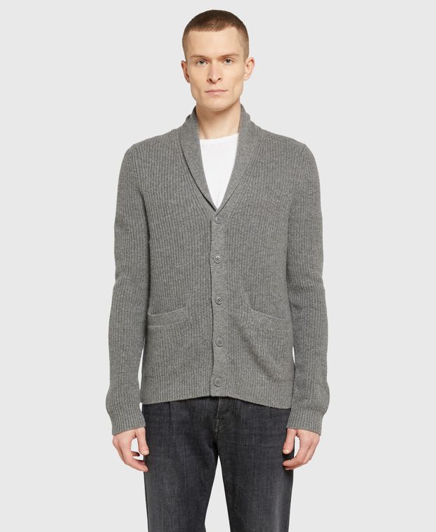 Kaschmir-Strickjacke