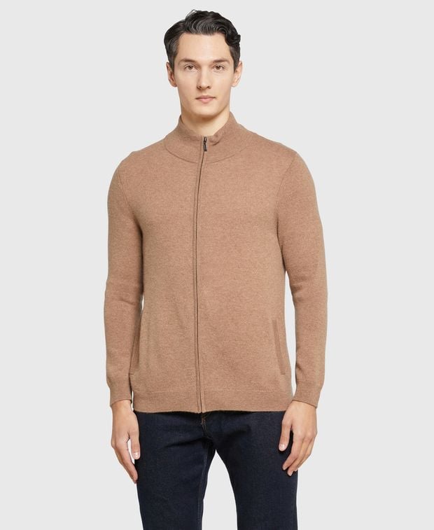 Kaschmir-Strickjacke