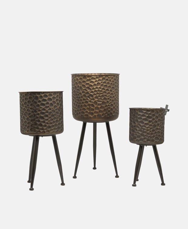 Blumentopf-Set, 3tlg.