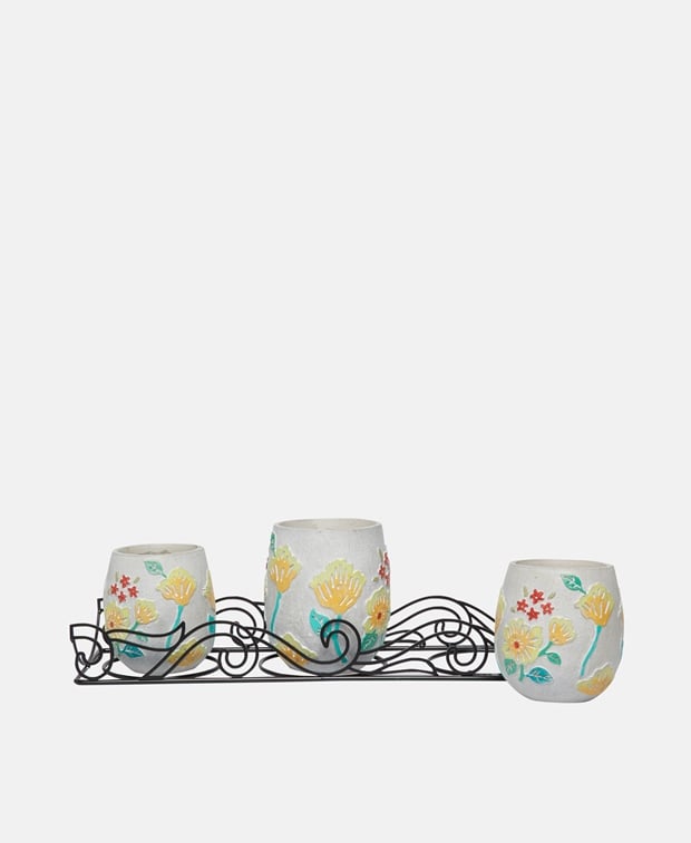 Blumentopf-Set, 3tlg.