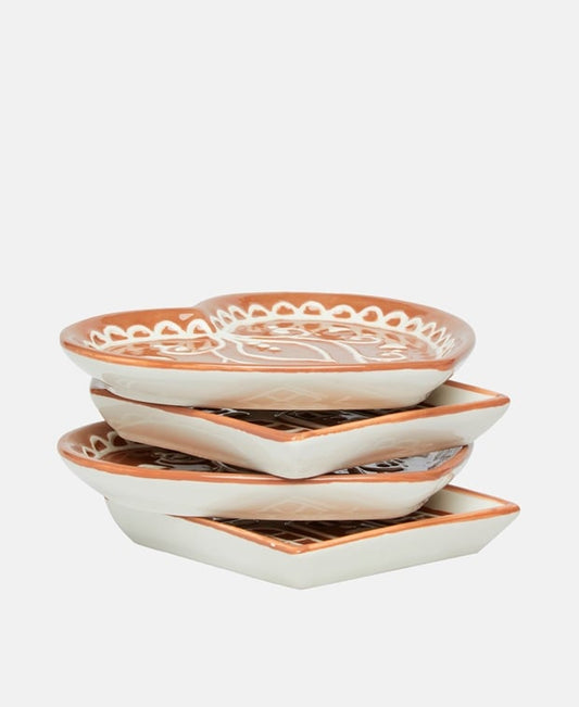 Tablett, 4-er Set