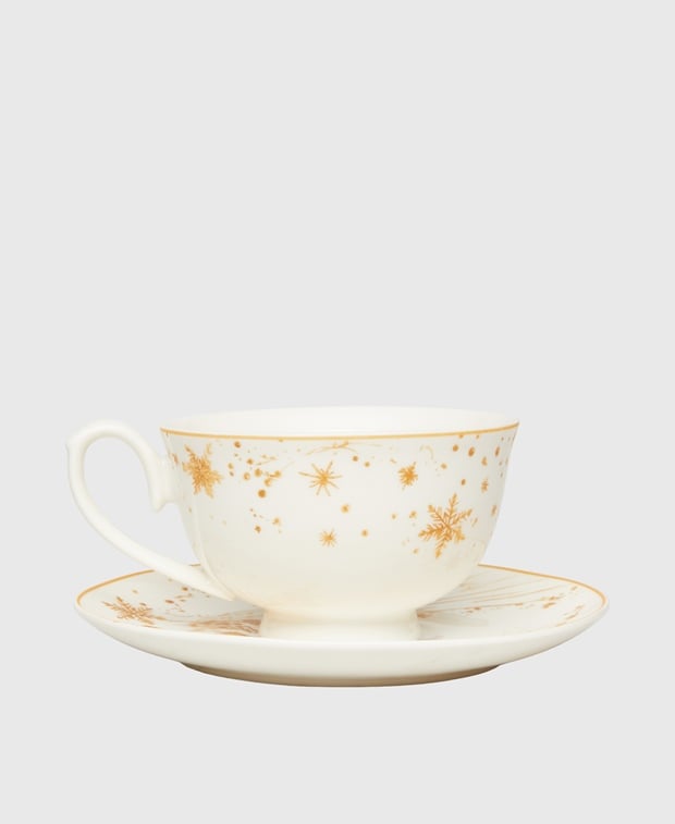 2er Set Kaffeetassen mit Untertasse