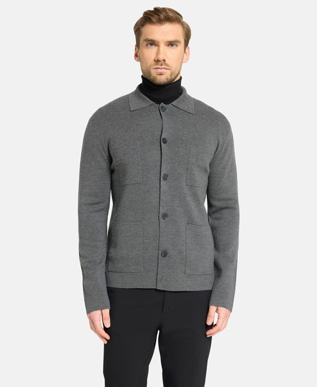 Woll-Strickjacke