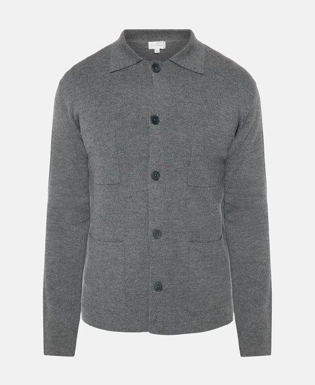 Woll-Strickjacke
