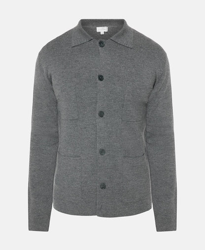 Woll-Strickjacke