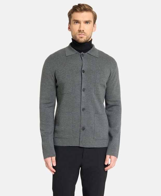 Woll-Strickjacke