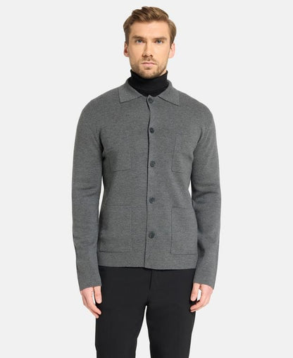 Woll-Strickjacke