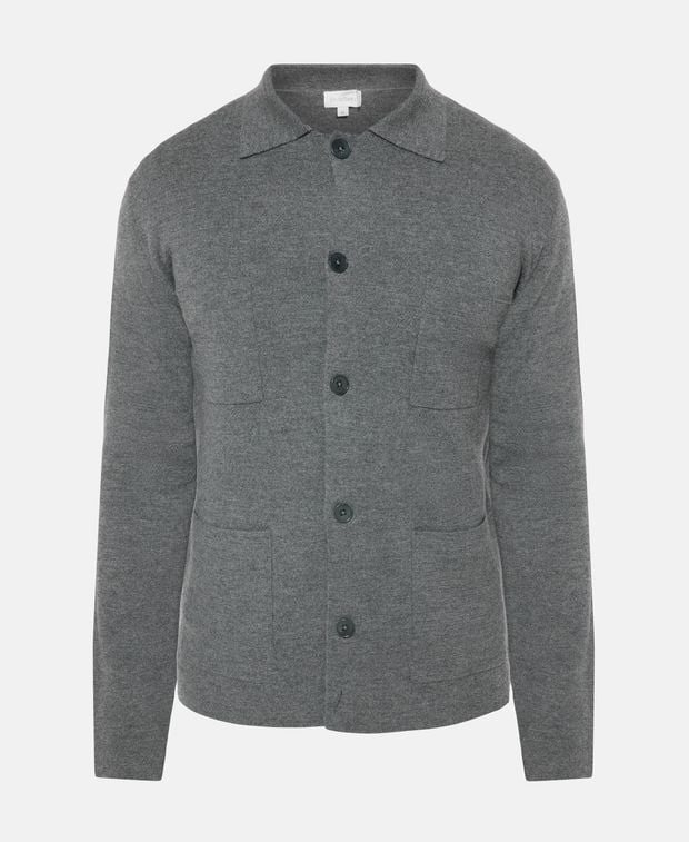 Woll-Strickjacke