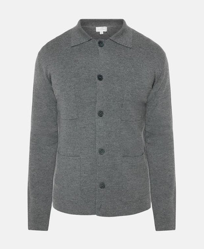 Woll-Strickjacke