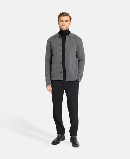 Woll-Strickjacke