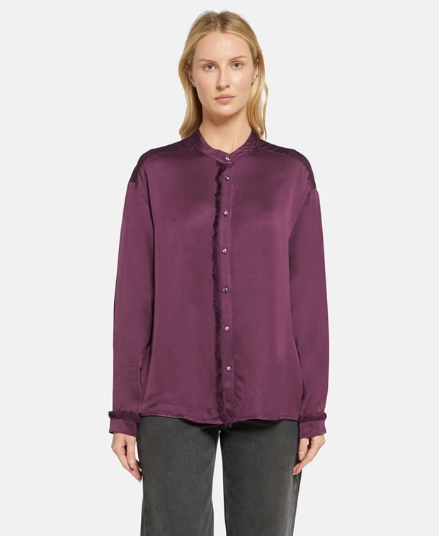 Satinbluse