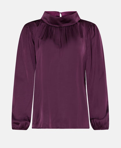Satinbluse