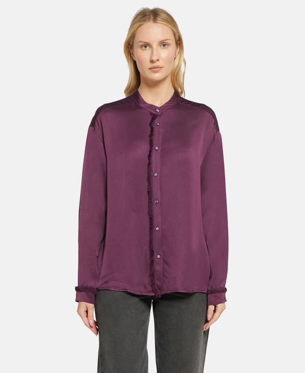 Satinbluse