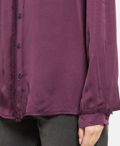 Satinbluse