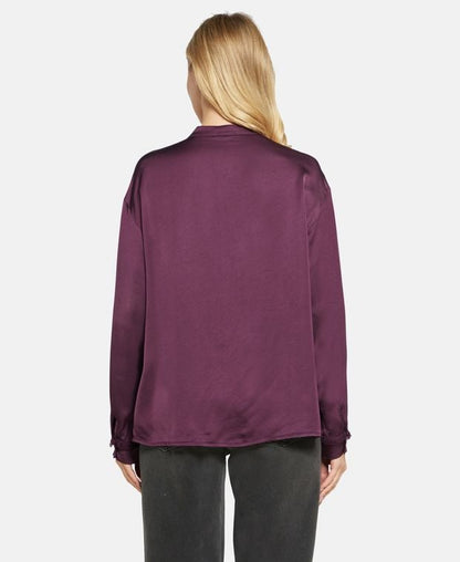 Satinbluse
