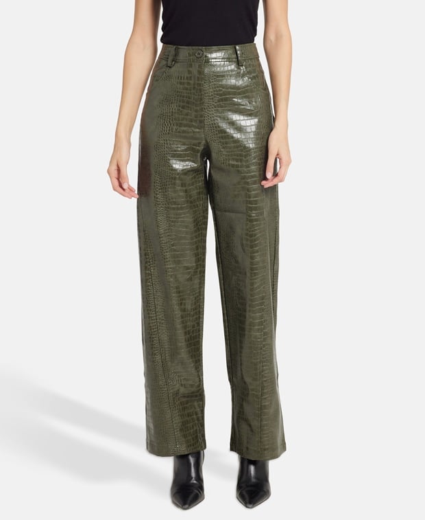 Kunstleder Hose