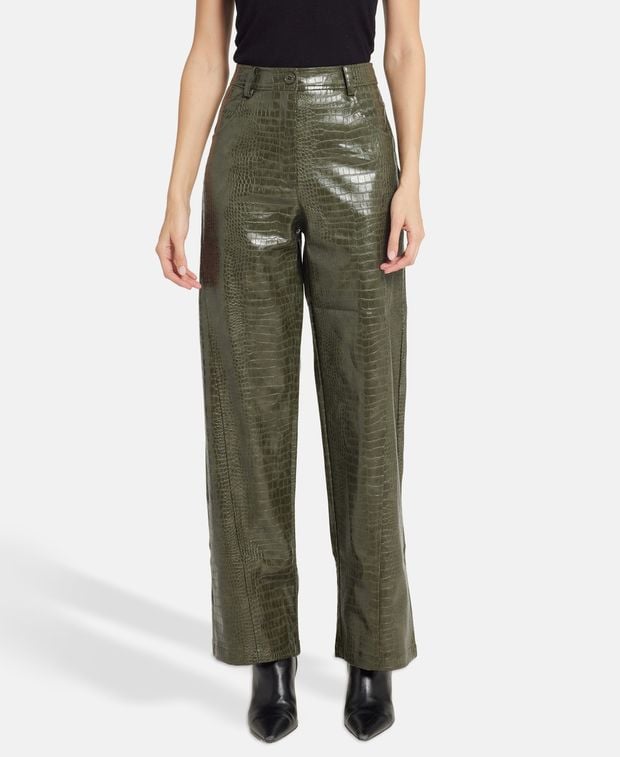 Kunstleder Hose