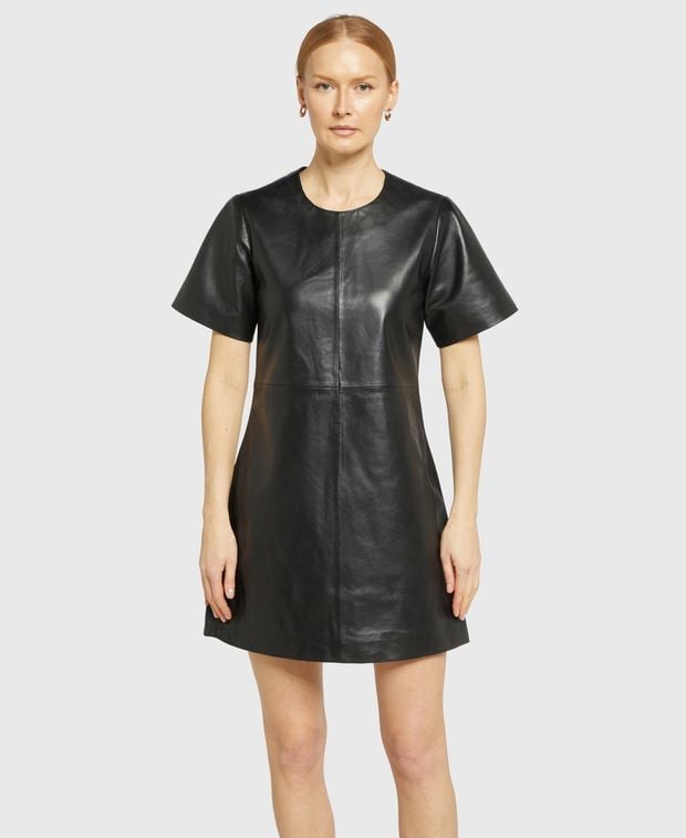 Lederkleid