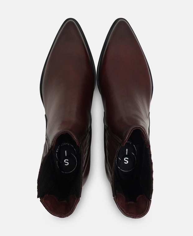 Stiefeletten Bordo