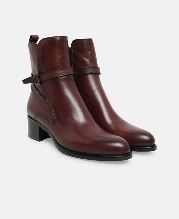 Stiefeletten Bordo