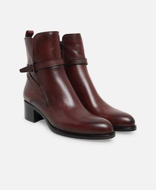 Stiefeletten Bordo