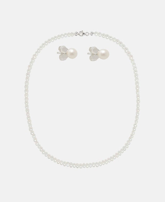 Set aus Halskette und Ohrstecker