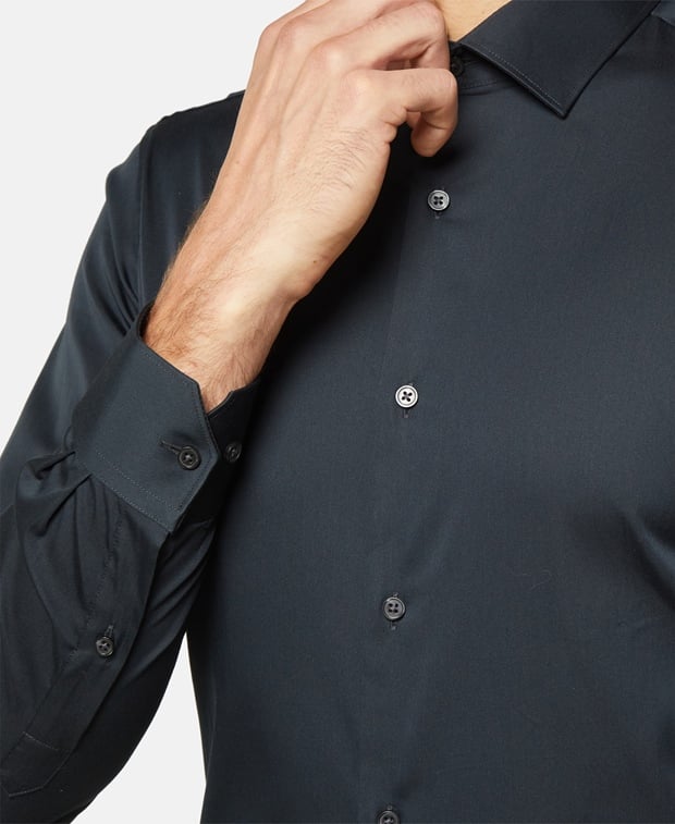 Langarmhemd - Slim Fit