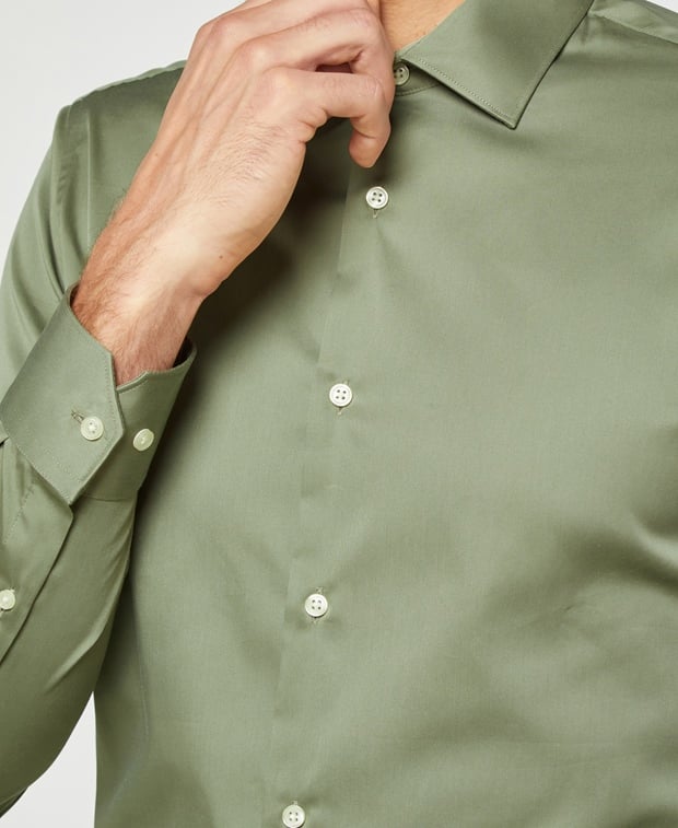 Langarmhemd - Slim Fit