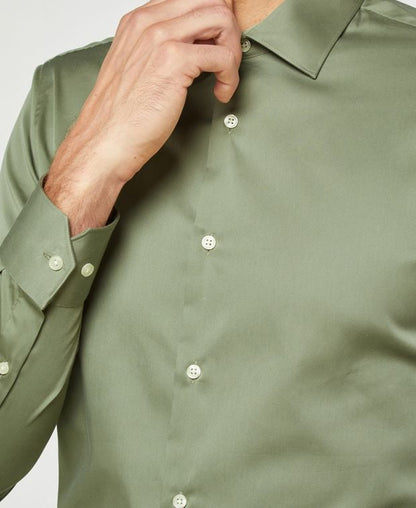 Langarmhemd - Slim Fit