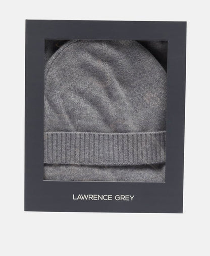 Kaschmir-Set aus Mütze und Schal