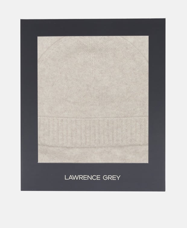 Kaschmir-Set aus Mütze und Schal