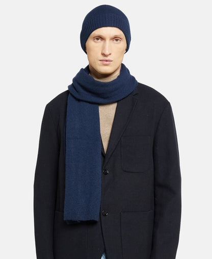 Kaschmir-Set aus Mütze und Schal