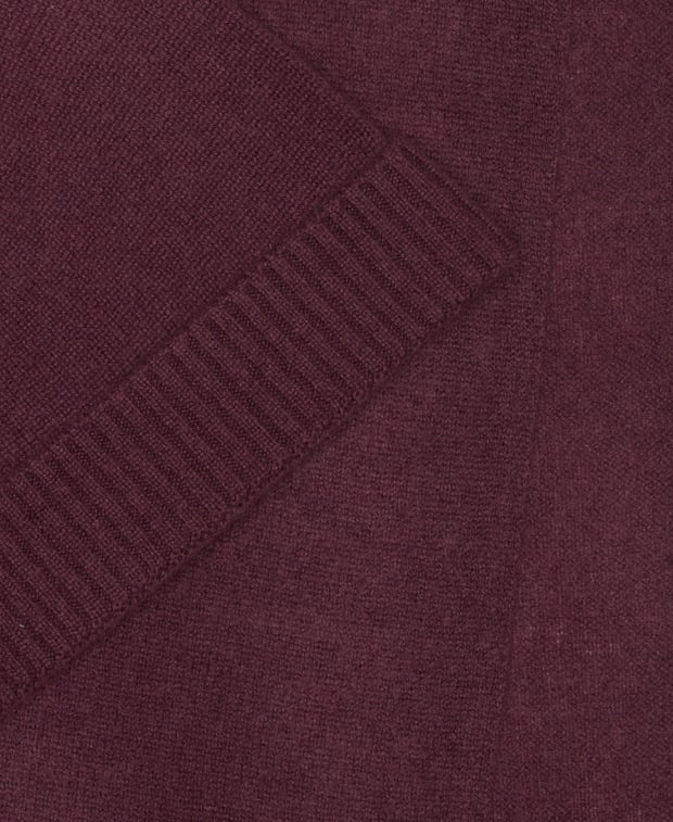 Kaschmir-Set aus Mütze und Schal