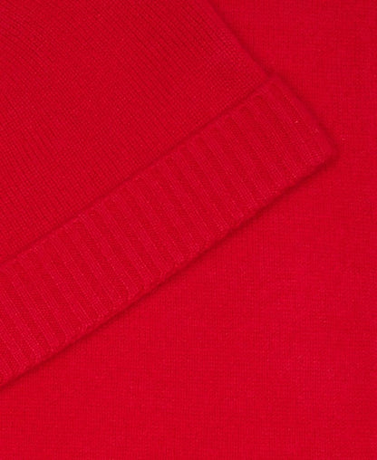 Kaschmir-Set aus Mütze und Schal