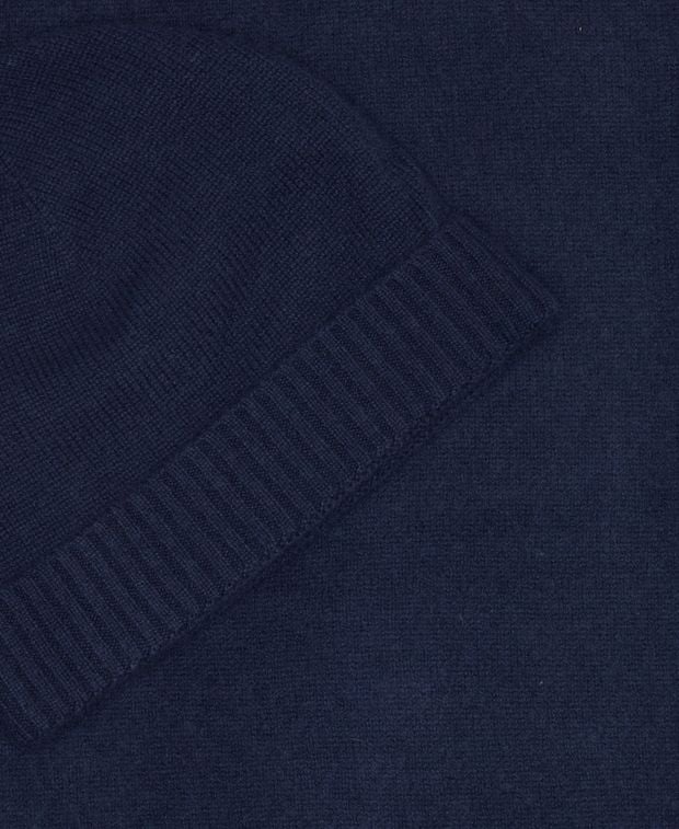Kaschmir-Set aus Mütze und Schal