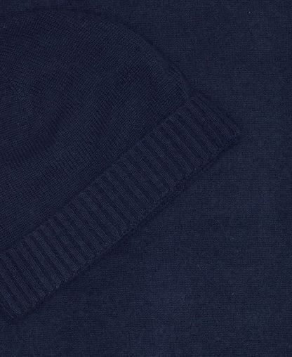 Kaschmir-Set aus Mütze und Schal