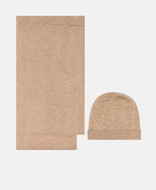 Woll- Mütze & Schal Set